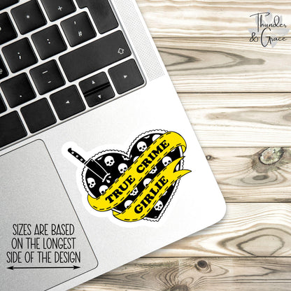 True Crime Girlie sticker – view 2
