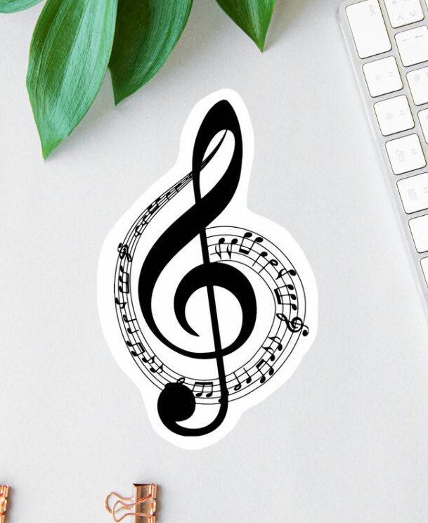 Treble sticker