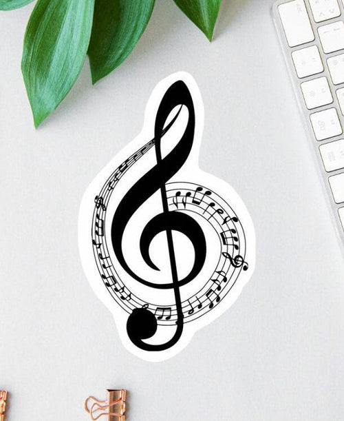 Treble sticker
