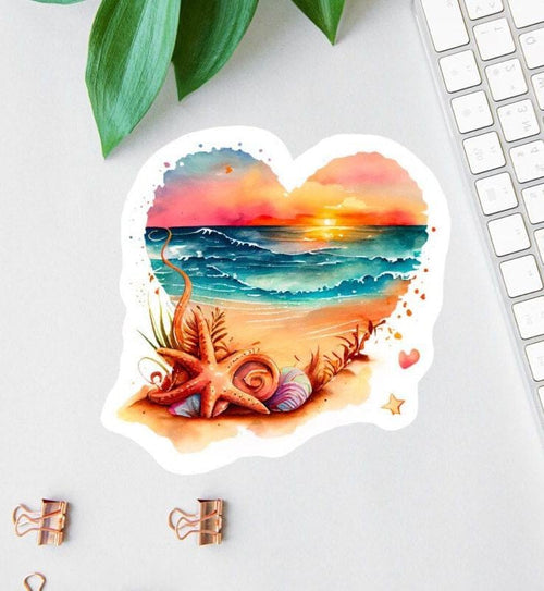 Ocean Sunset sticker