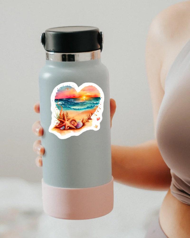 Ocean Sunset sticker – view 2