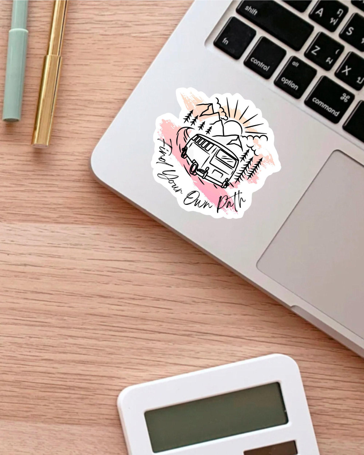 Find Your Own Path sticker, minimalist life – view 3