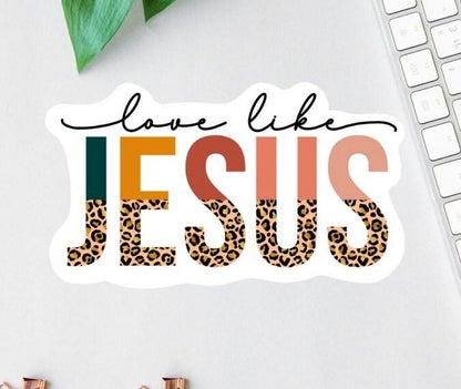 Love Like Jesus sticker, bible study