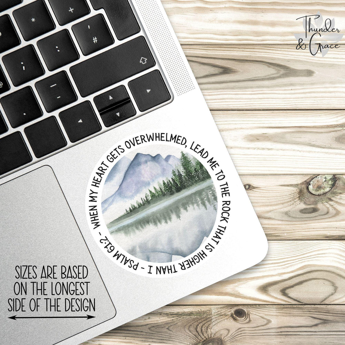 When My Heart Is Overwhelmed sticker – view 2