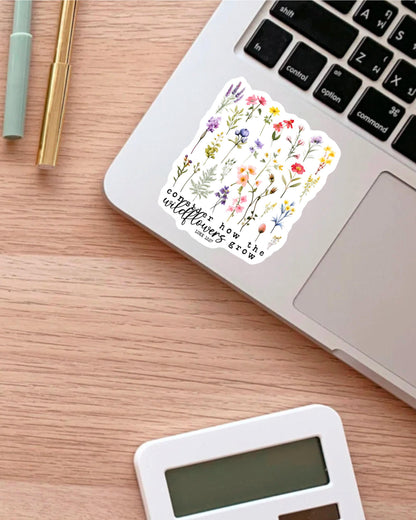 Consider How the Wildflowers Grow sticker – view 2