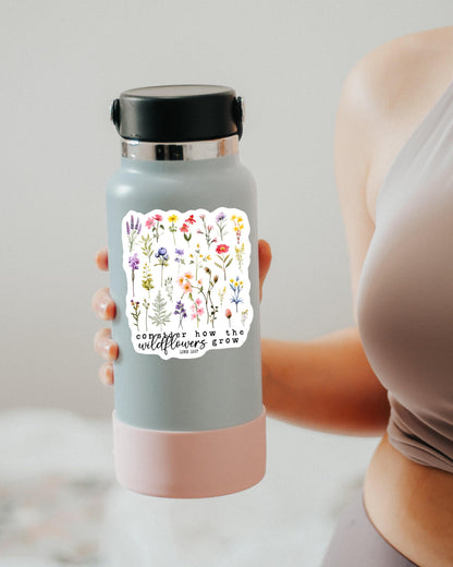 Consider How the Wildflowers Grow sticker – view 3