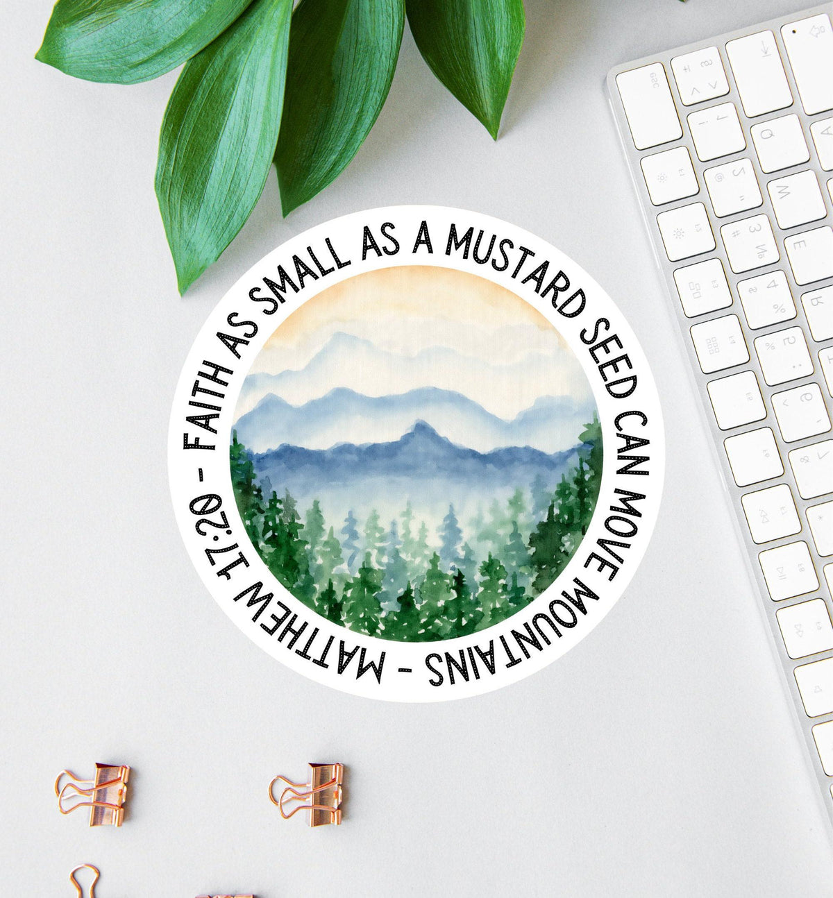 Mustard Seed Faith sticker
