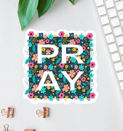 Just Pray sticker