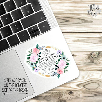 May the Lord Bless You sticker, car for women – view 2