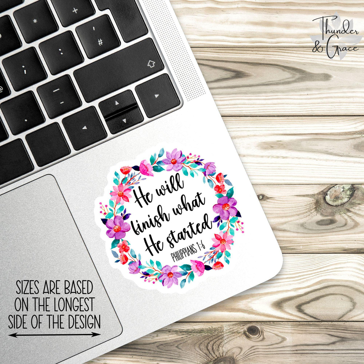 Jesus sticker – view 3