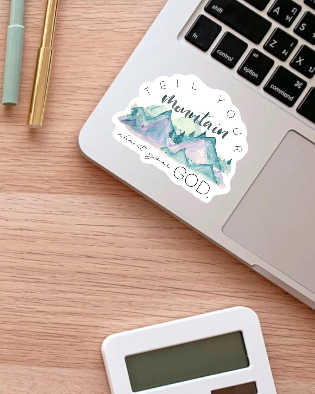 Tell Your Mountain About Your God sticker – view 3