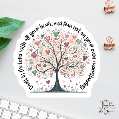 Trust in the Lord with All Your Heart sticker
