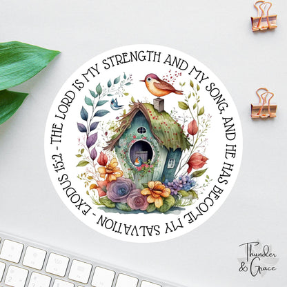 The Lord Is My Strength sticker