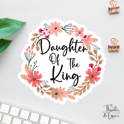 Daughter of the King sticker