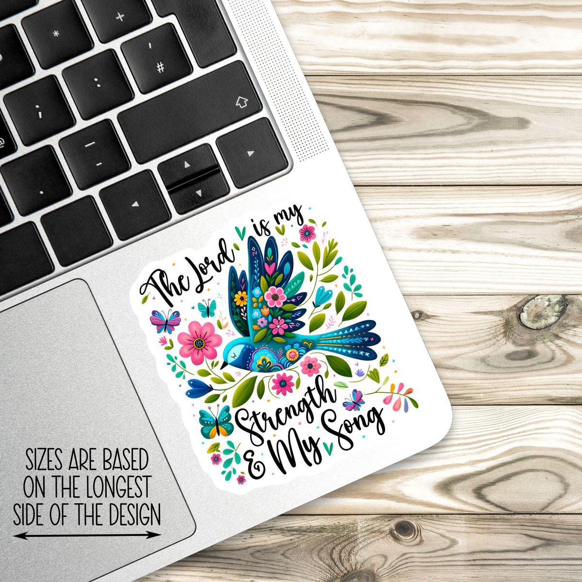 The Lord Is My Strength sticker – view 3
