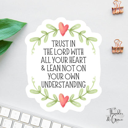 Trust in the Lord with All Your Heart sticker