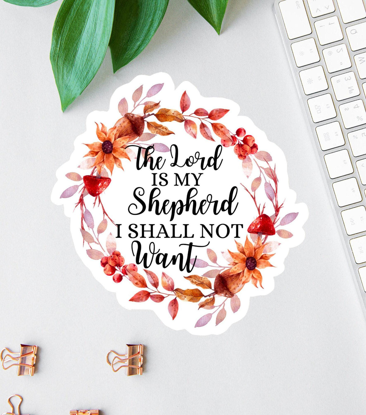 The Lord Is My Shepherd sticker