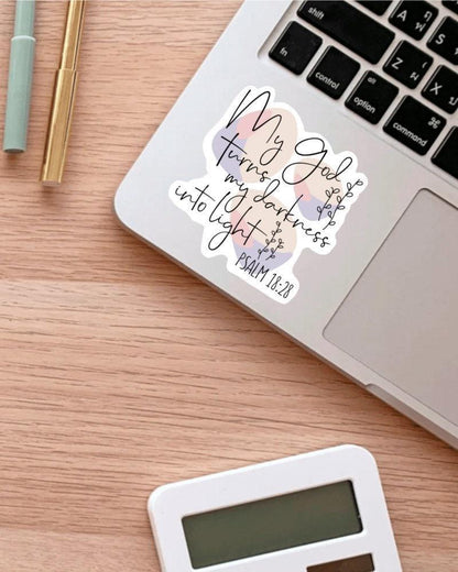 Scripture sticker, psalm 18 – view 3