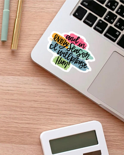 Praise Him sticker – view 3