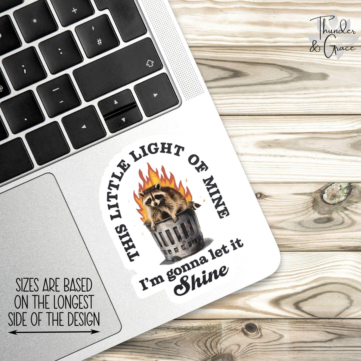 This Little Light of Mine sticker, i'm gonna let it shine – view 2