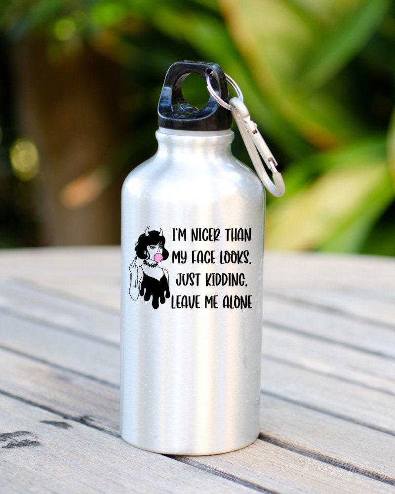 I'm Nicer Than My Face Looks sticker, apparently i'm dramatic – view 2