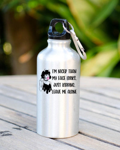 I'm Nicer Than My Face Looks sticker, apparently i'm dramatic – view 2