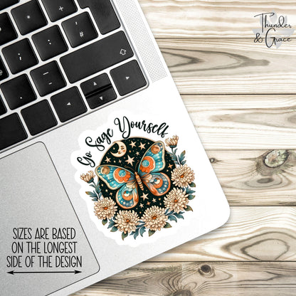 Go Sage Yourself sticker, not enough sage for this – view 3