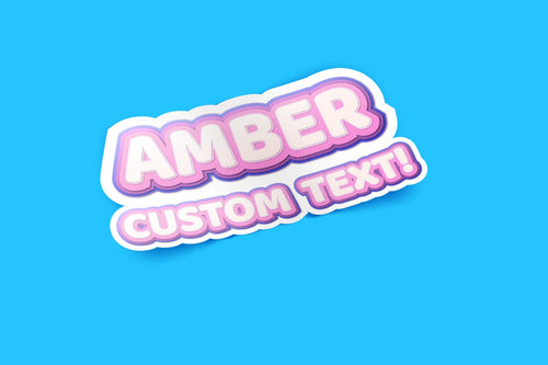 Personalized Name sticker