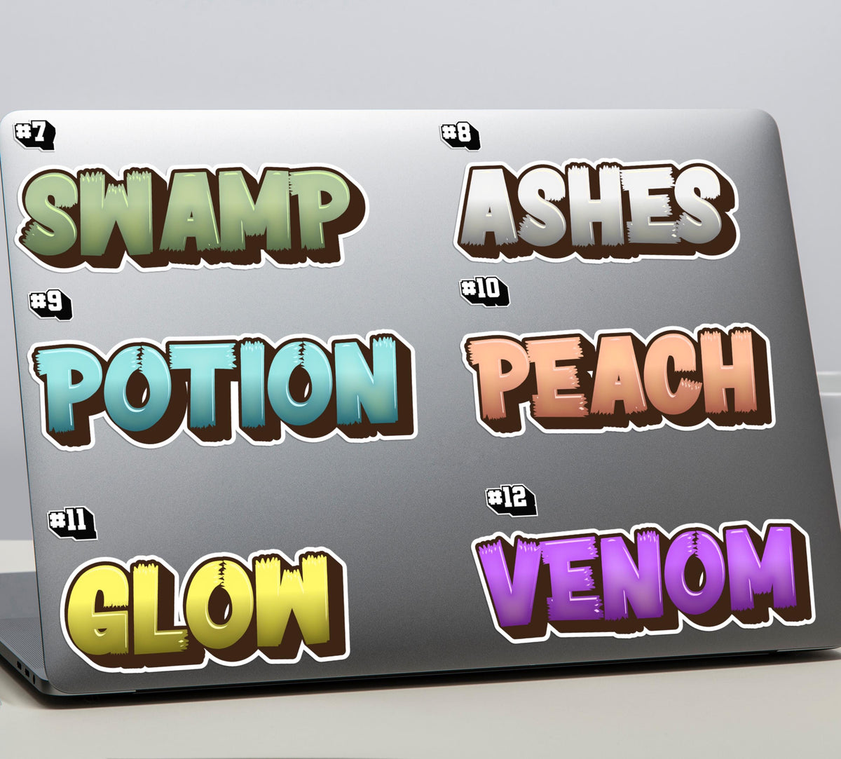 Personalized Horror Name sticker – view 2