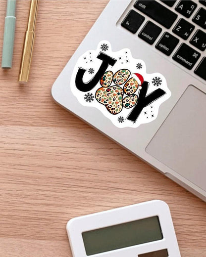Joy sticker, santa paws – view 3