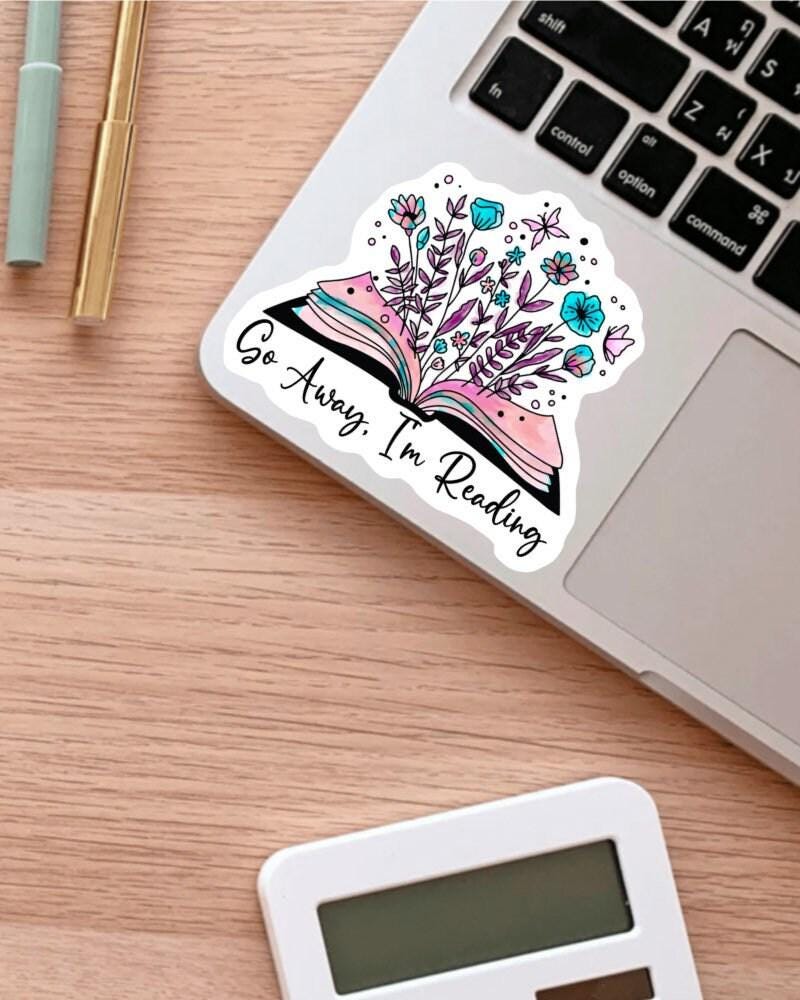 Go Away I'm Reading sticker – view 2
