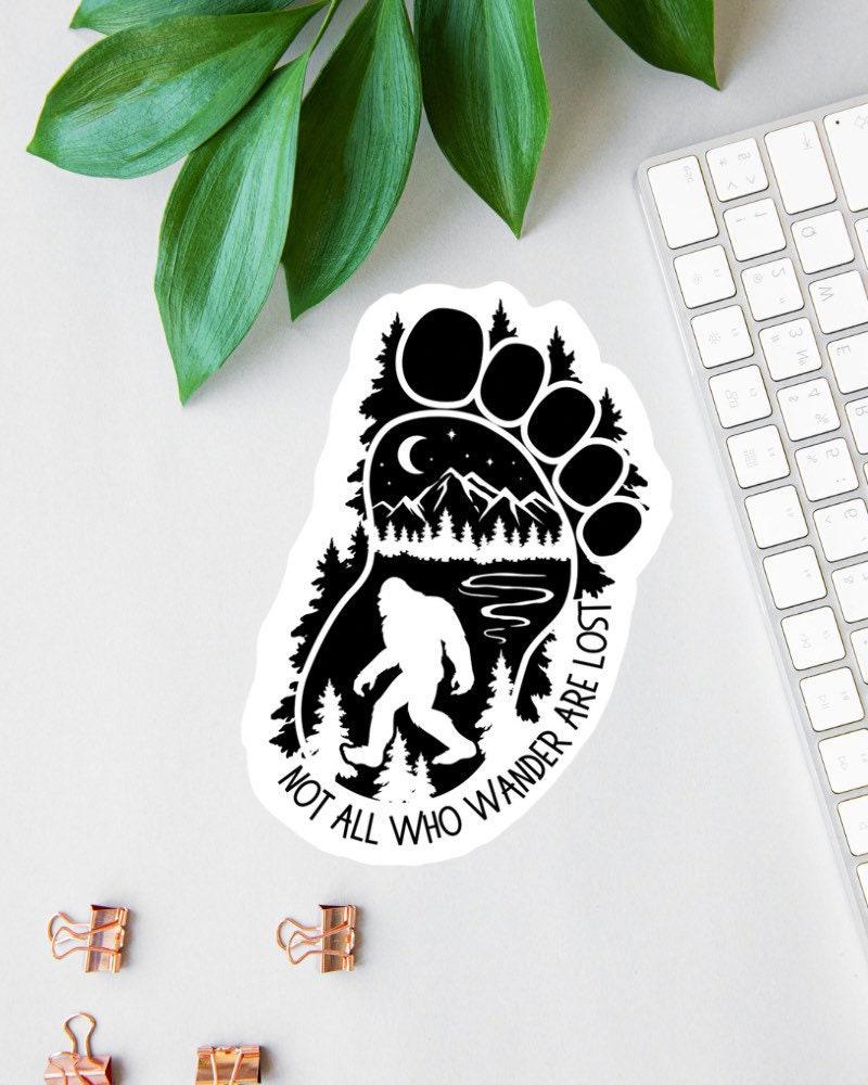 Not All Who Wander Are Lost sticker