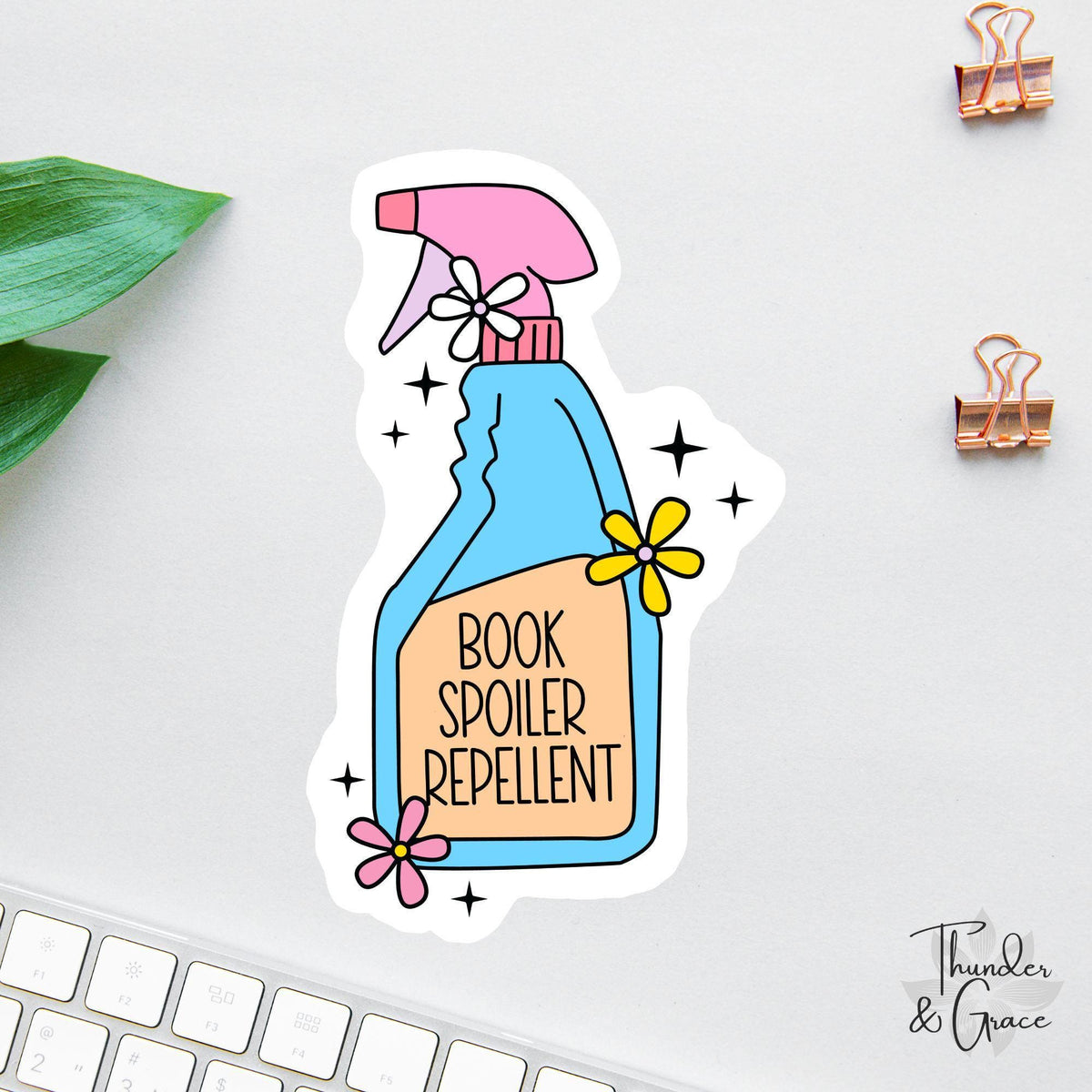 Book Spoiler Repellent sticker