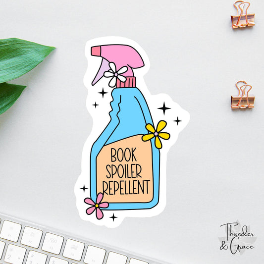Book Spoiler Repellent sticker