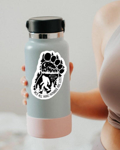 Not All Who Wander Are Lost sticker – view 2