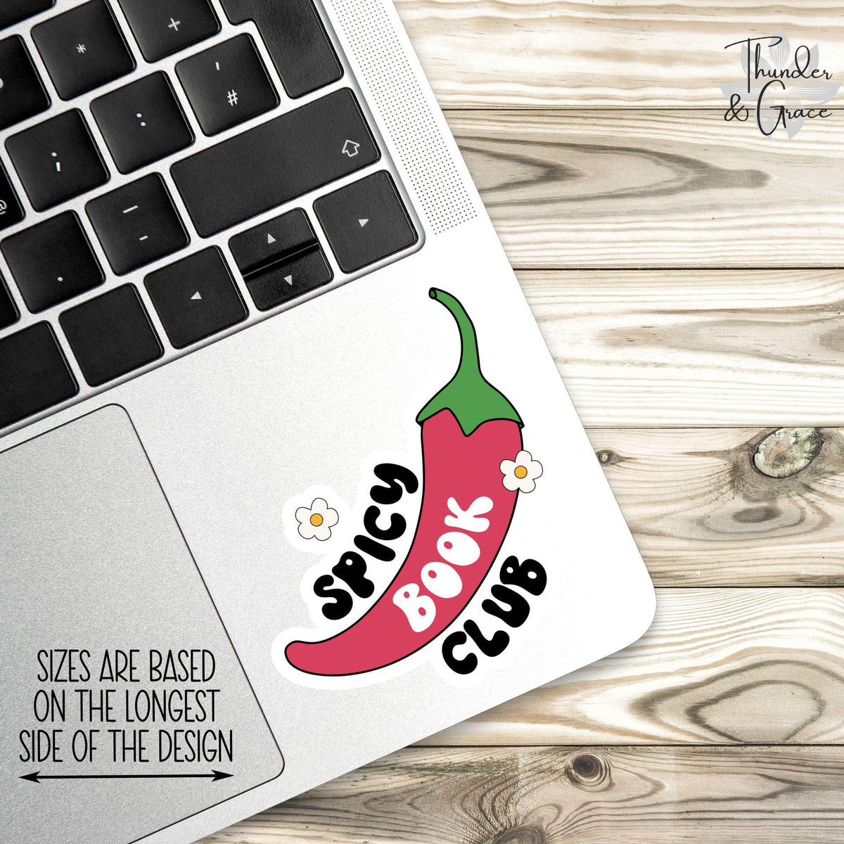Spicy Book Club sticker – view 2