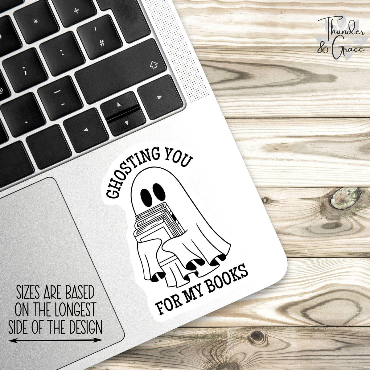 Ghosting You for Books sticker, smut reader – view 2