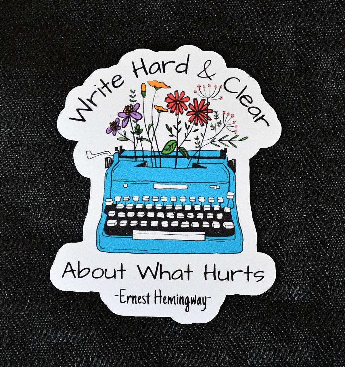 Ernest Hemingway sticker