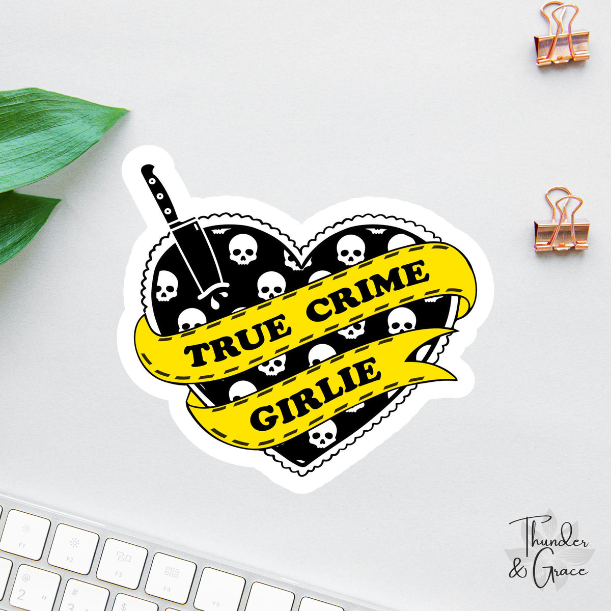 True Crime Girlie sticker