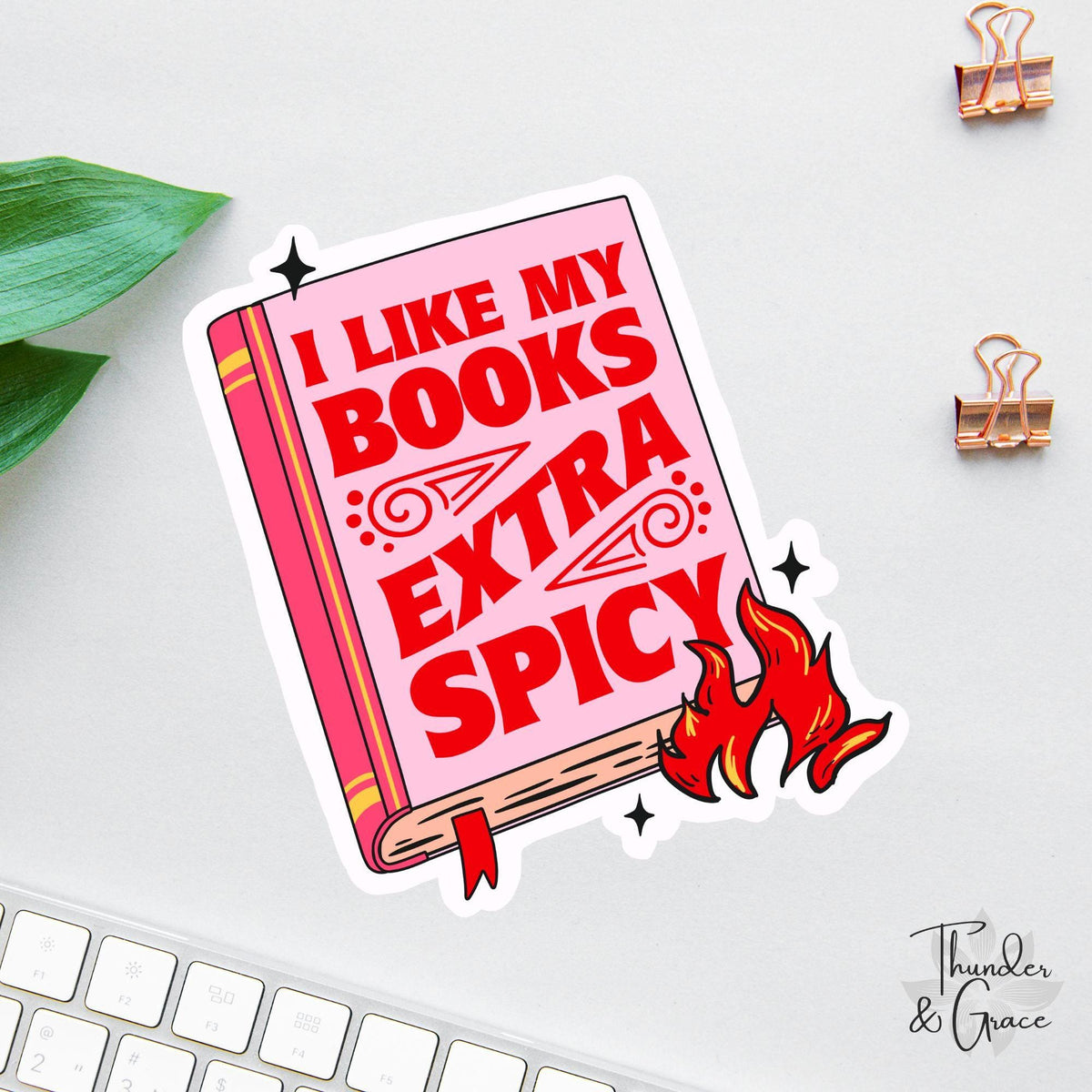 My Books Extra Spicy sticker