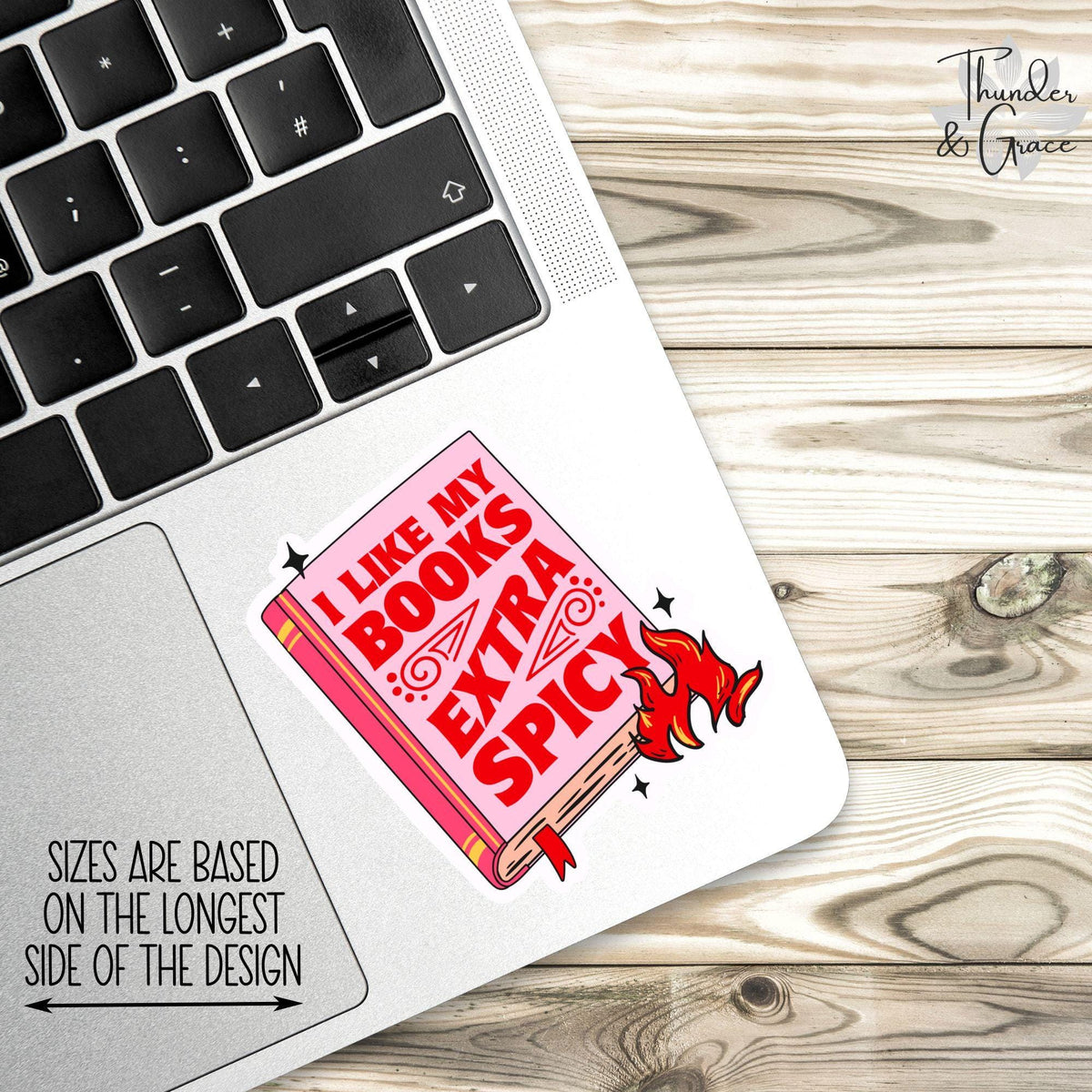 My Books Extra Spicy sticker – view 2