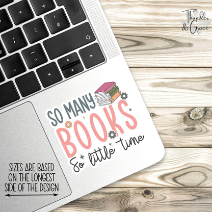 So Many Books sticker – view 2