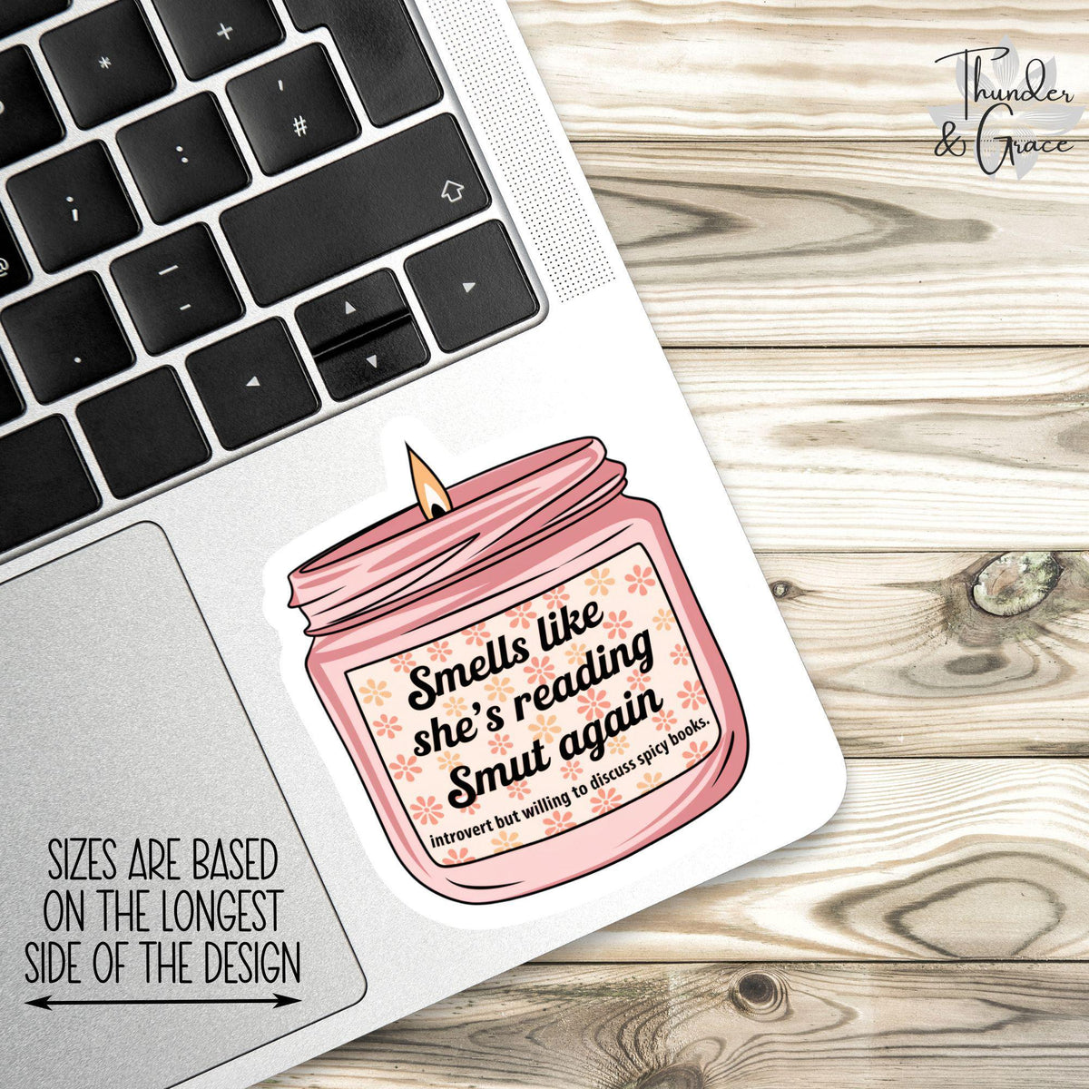 Smut Reader sticker – view 2