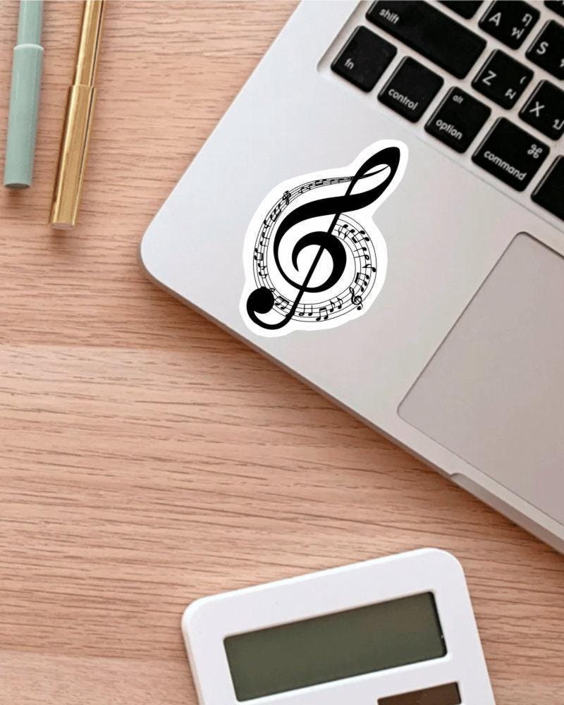 Treble sticker – view 3