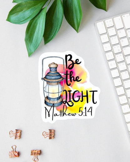 Be the LIght sticker, bible study