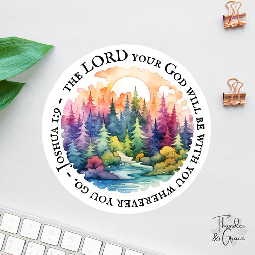 The Lord Will Be with You sticker