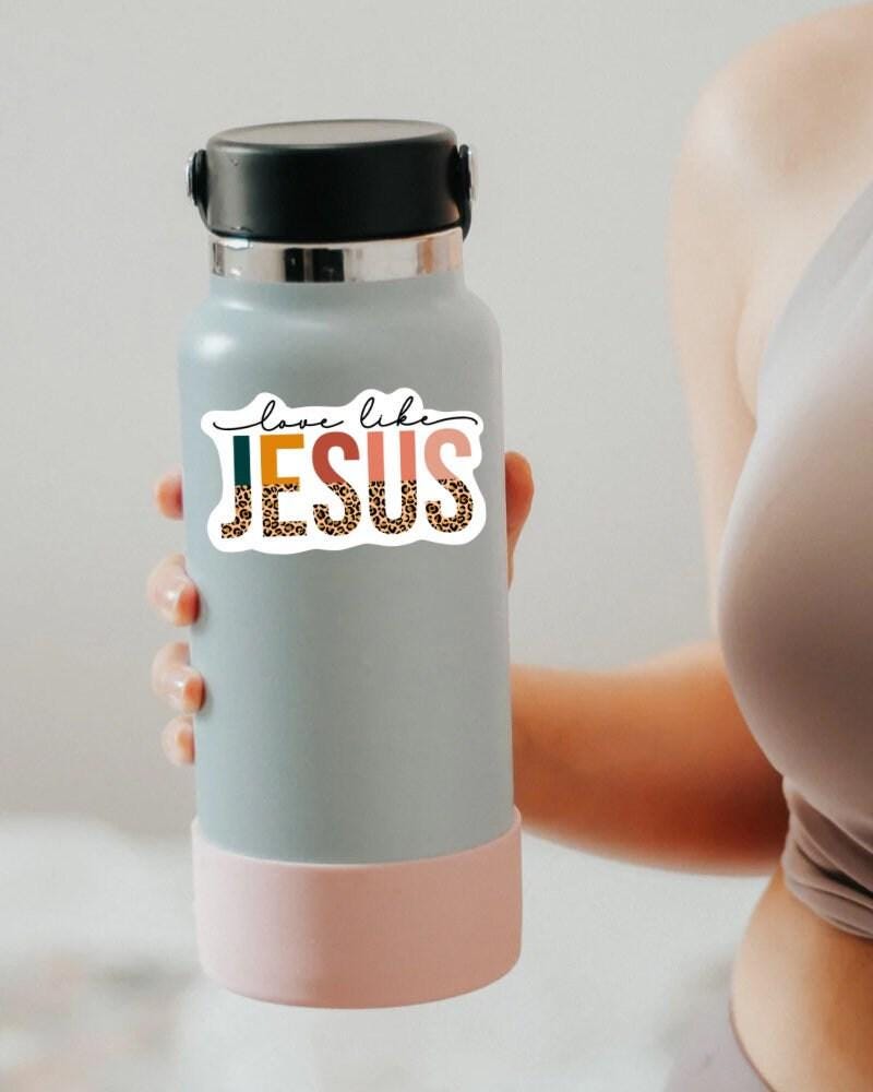 Love Like Jesus sticker, bible study – view 2