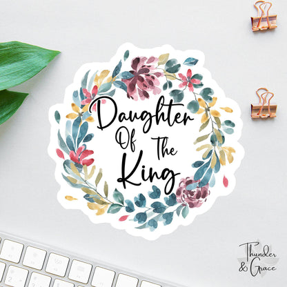 Daughter of the King sticker