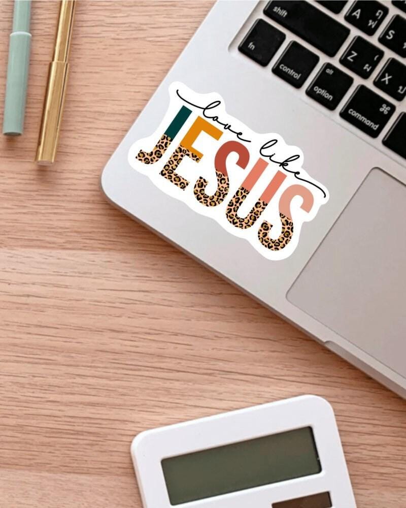 Love Like Jesus sticker, bible study – view 3