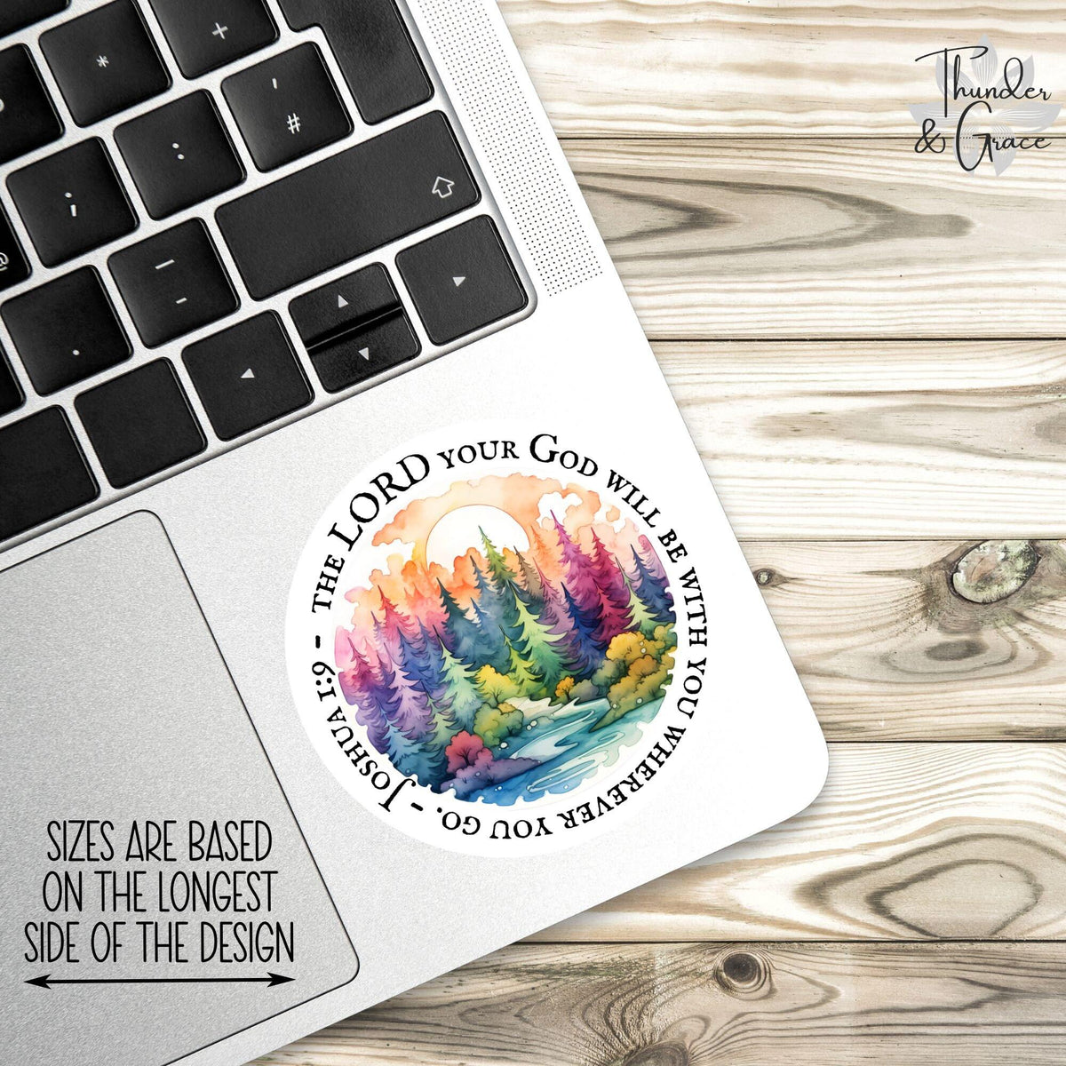 The Lord Will Be with You sticker – view 3